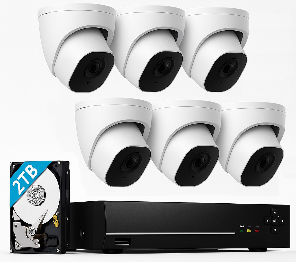 6 Camera Security System